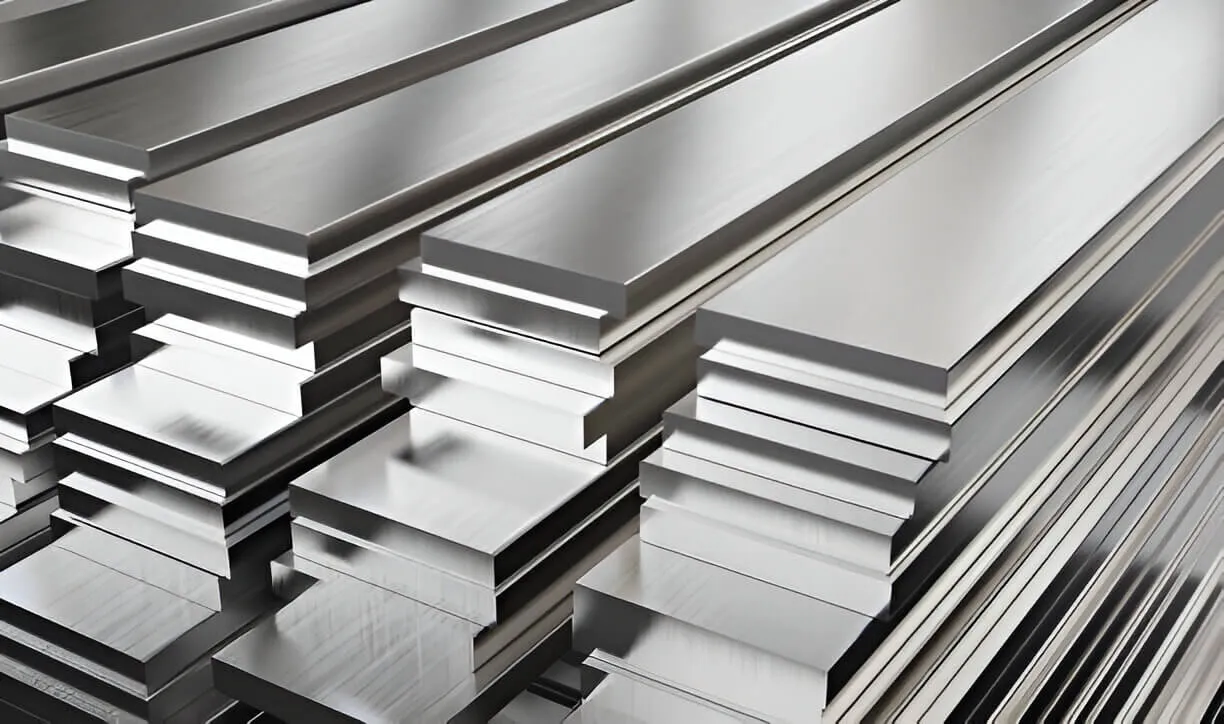 Barras Chatas de Aço Inoxidável